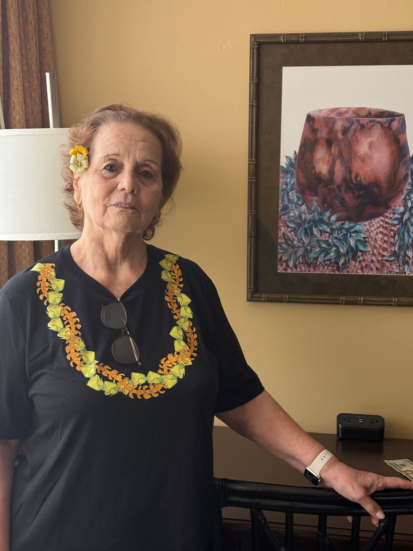 Lokelani and puakenikeni Lei Shirt